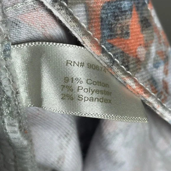 NEW Boston Proper Jeans Womens 4 brown orange aztec western preppy cowgirl - Picture 7 of 11